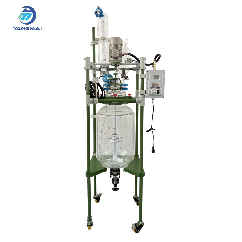 50L PTFE Kaplamalı Çift Katmanlı Cam Reaktörümüzün Dayanıklılığını ve Hassasiyetini Keşfediyoruz