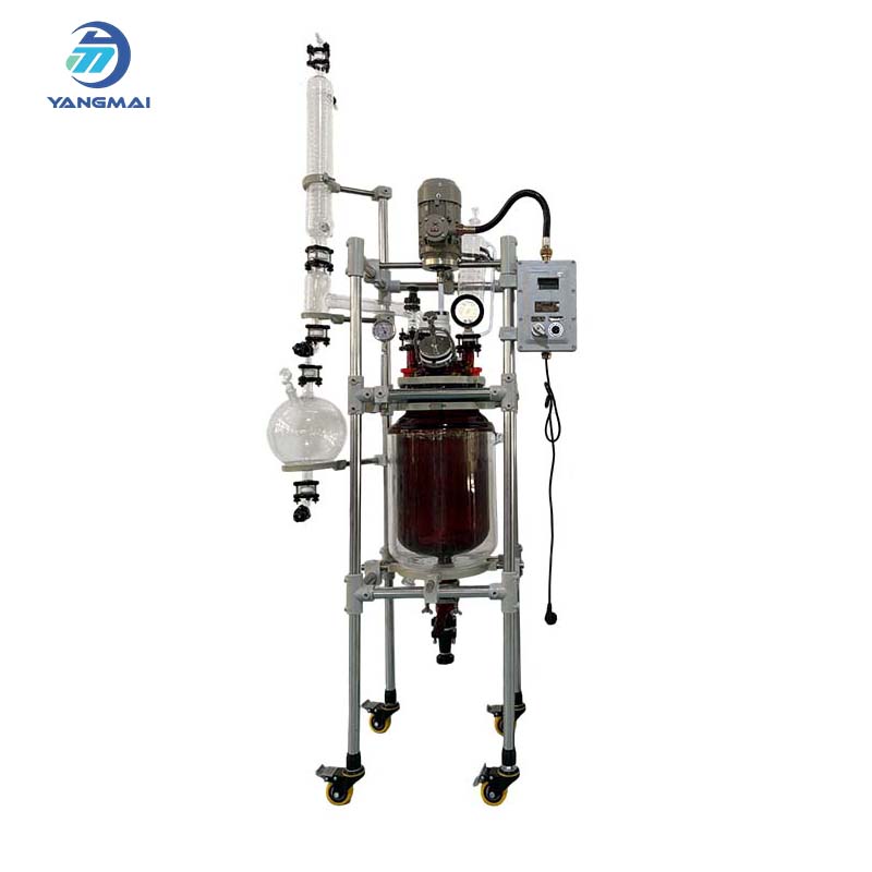 Solvent Recovery Glass Reactor